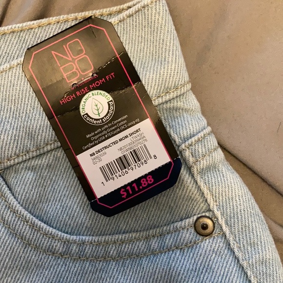 High Rise Washed Shorts - Picture 2 of 3